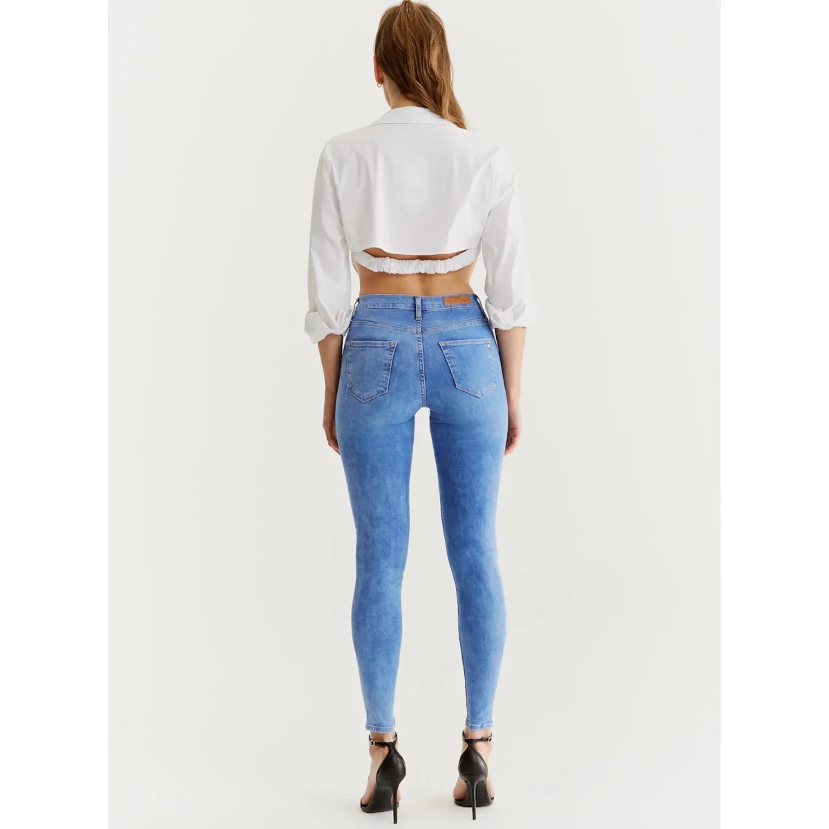 Begroeten complicaties zomer Coj Jeans Sophia Azur Blue | Hoge taille skinny | Broeken Binkie
