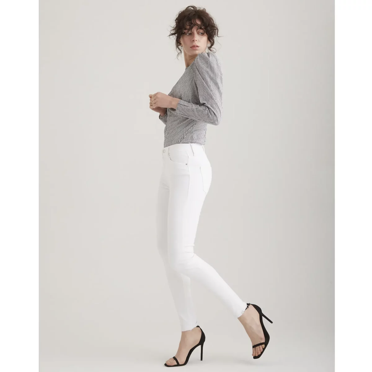 Coj Jeans Lina White Fringe - Afbeelding 3