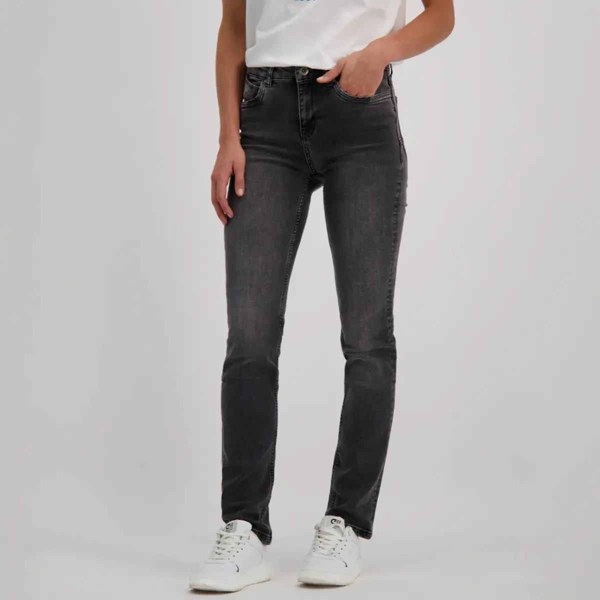 Cars Jeans Joyce Straight Fit Black Used