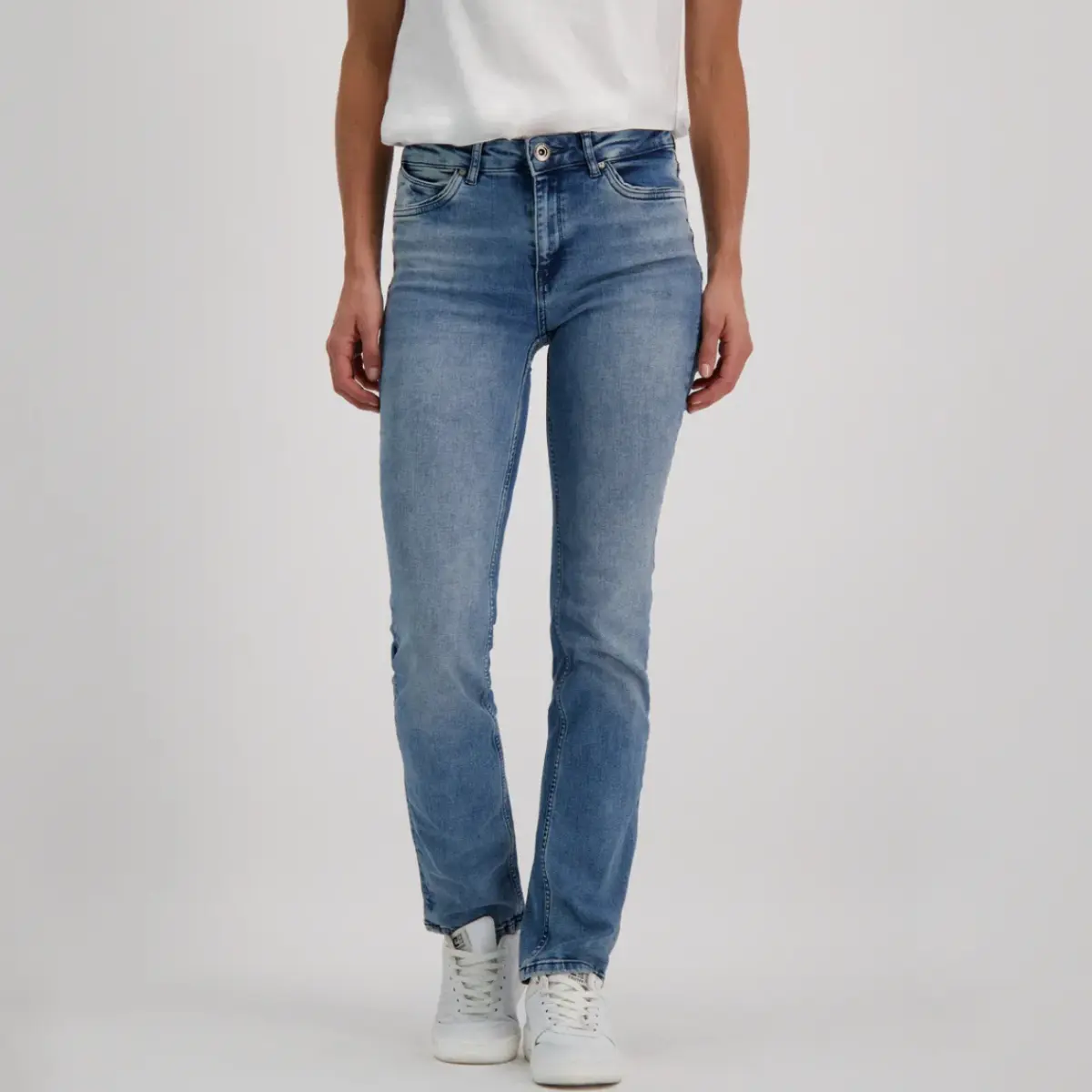 Cars Jeans Joyce Straight Fit Stone Bleached