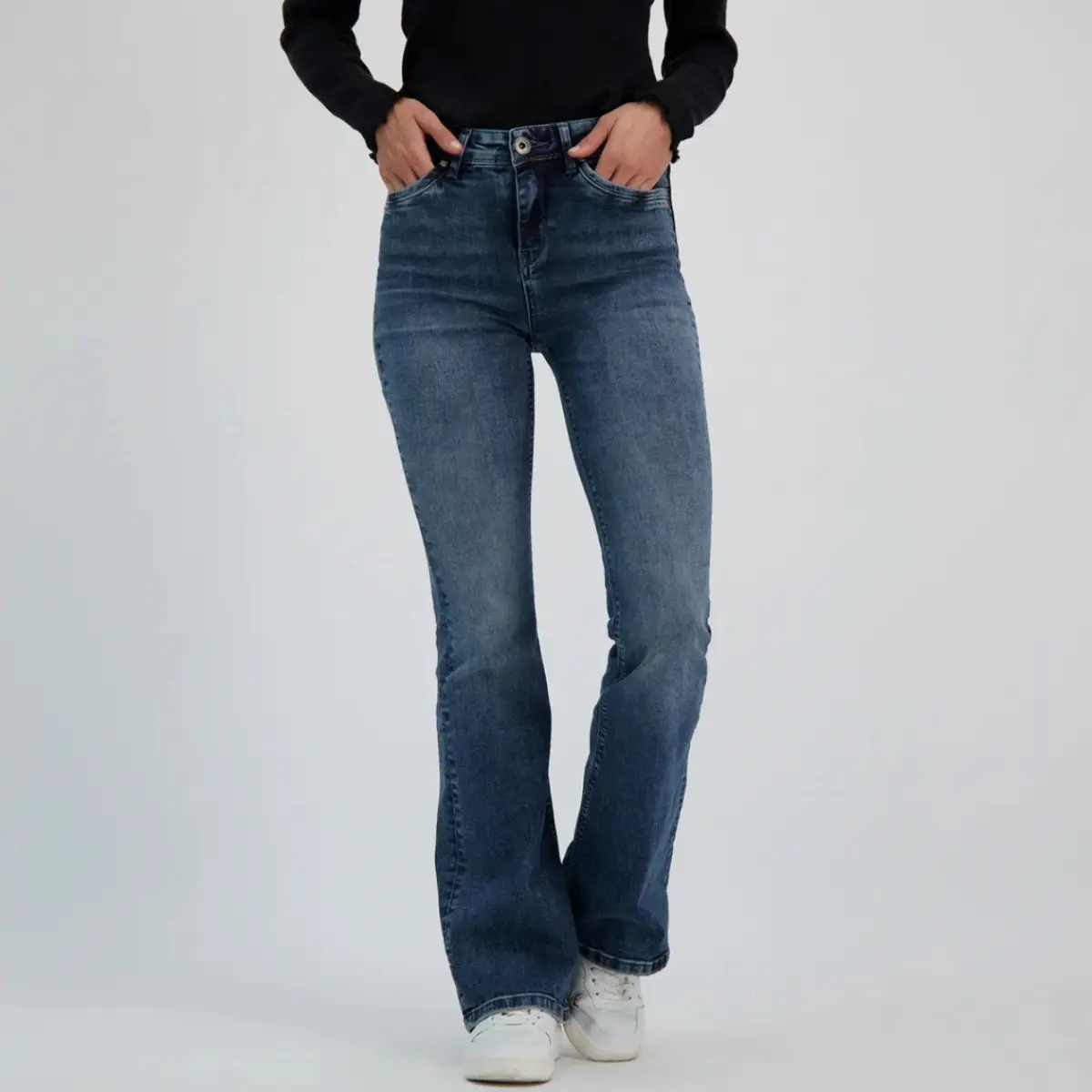 Cars Jeans Michelle Flared Blue Black