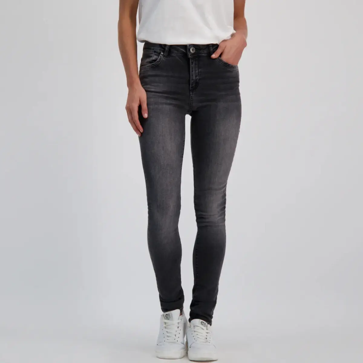 Cars Jeans Nancy Skinny Fit Black Used