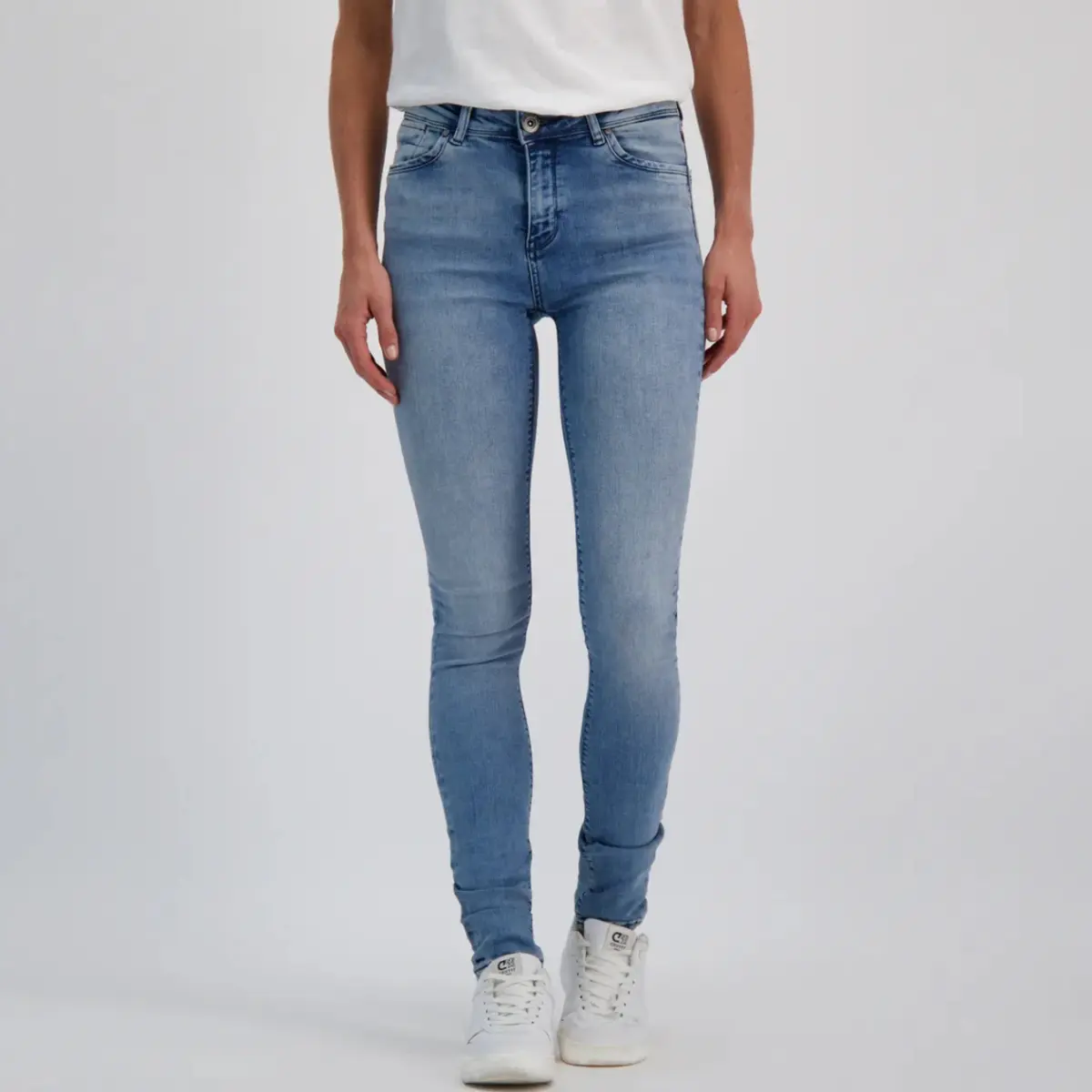 Cars Jeans Nancy Skinny Fit Stone Bleached