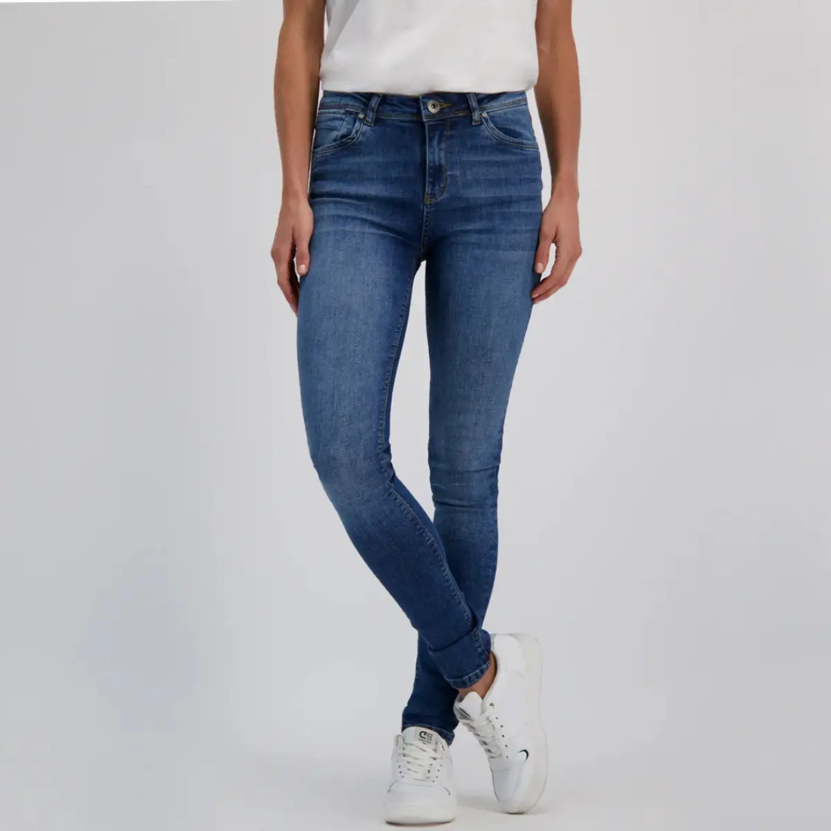 Cars Jeans Nancy Skinny Fit Stone Used