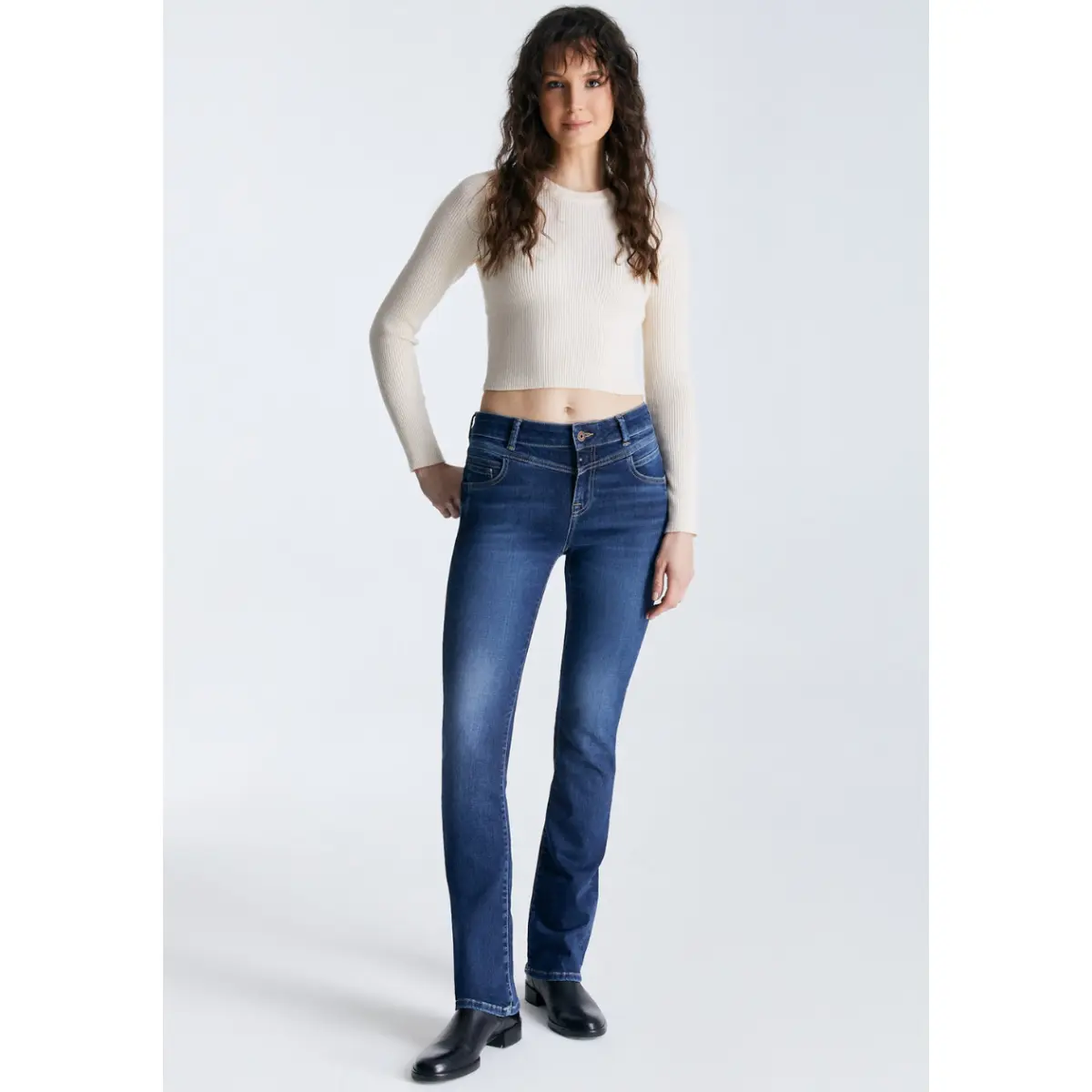 Cup Of Joe Judith Bootcut Fit Dark Blue