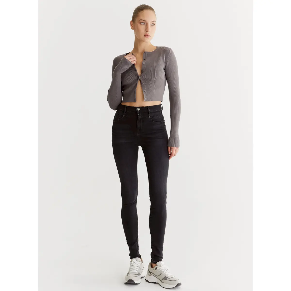 Cup Of Joe Denim Lisa Skinny Fit Black VT
